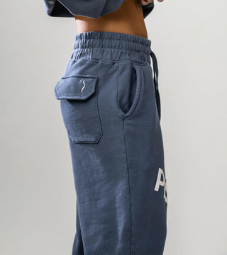 Zodiac Flared Sweatpants in Pisces Back Bone Society.