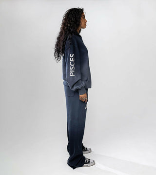 Zodiac Flared Sweatpants in Pisces Back Bone Society.