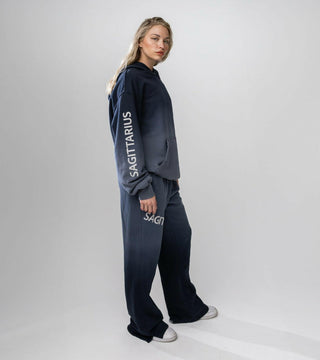 Zodiac Flared Sweatpants in Sagittarius Back Bone Society.
