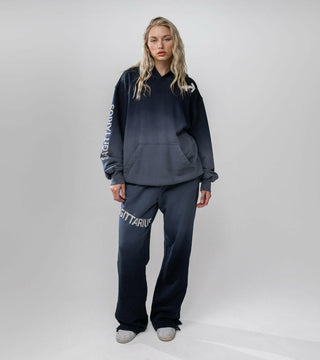 Zodiac Flared Sweatpants in Sagittarius Back Bone Society.