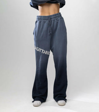 Zodiac Flared Sweatpants in Sagittarius Back Bone Society.