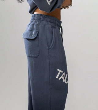 Zodiac Flared Sweatpants in Taurus Back Bone Society.