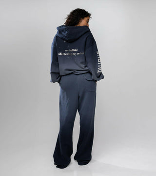 Zodiac Flared Sweatpants in Taurus Back Bone Society.