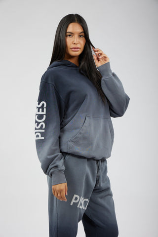 Zodiac Hoodie in Pisces Back Bone Society.