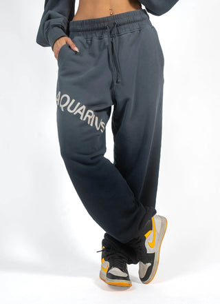 Zodiac Sweatpants in Aquarius Back Bone Society.