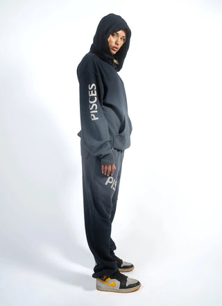 Zodiac Sweatpants in Pisces Back Bone Society.
