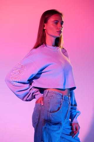 Cropped Pullover in Aries