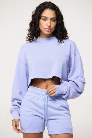 Cropped Pullover in Aries