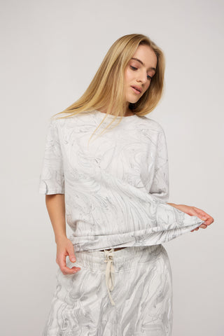 Marble Oversized Tee