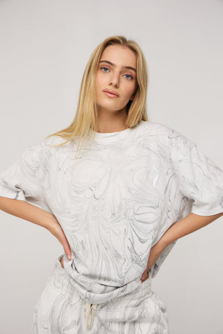 Marble Oversized Tee