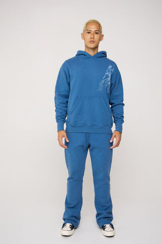 Celestial Aquarius Flared Sweatpants
