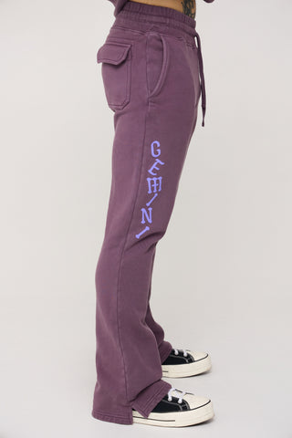 Celestial Gemini Flared Sweatpants