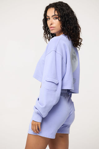 Cropped Pullover in Pisces