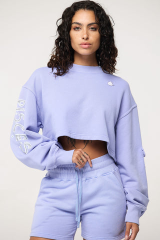 Cropped Pullover in Pisces