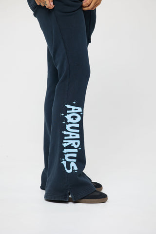 Flared Sweatpants in Aquarius