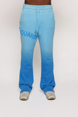 Zodiac Flared Sweatpants in Aquarius