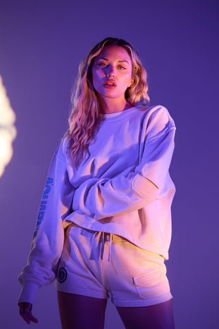 Crewneck Pullover in Aquarius