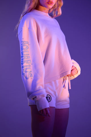 Crewneck Pullover in Aquarius