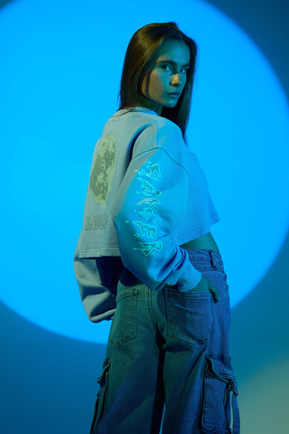Cropped Pullover in Cancer