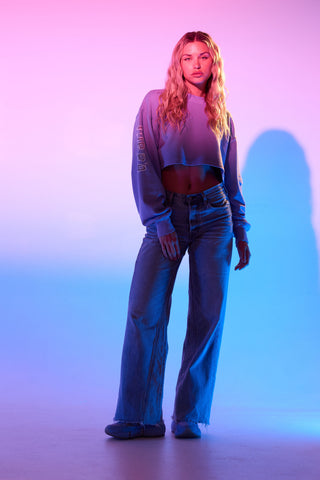 Cropped Pullover in Libra