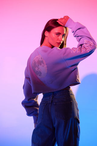 Cropped Pullover in Gemini