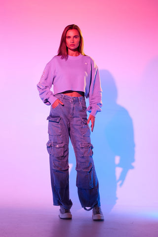 Cropped Pullover in Taurus