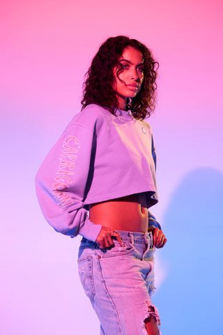 Cropped Pullover in Capricorn