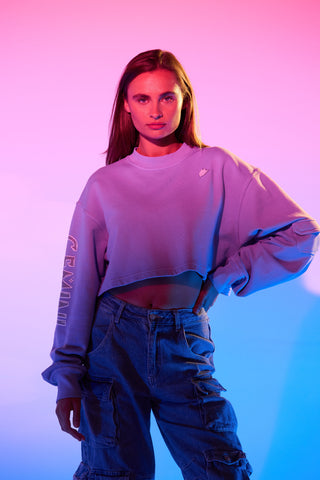 Cropped Pullover in Gemini