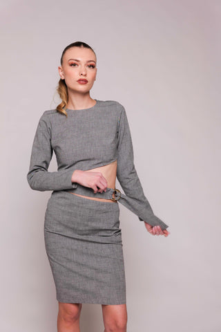 The Briel Asymmetrical Cutout Dress