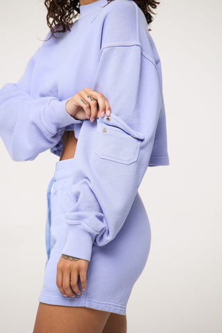 Cropped Pullover in Pisces