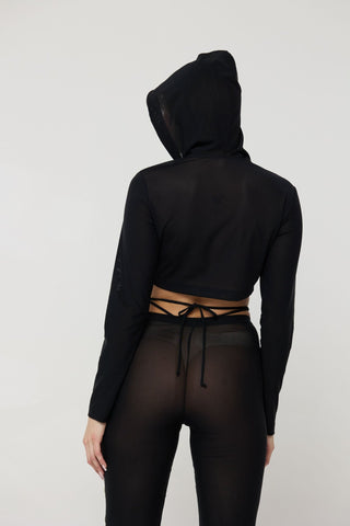The Sammy Mesh Zip Up Hoodie Back Bone Society.