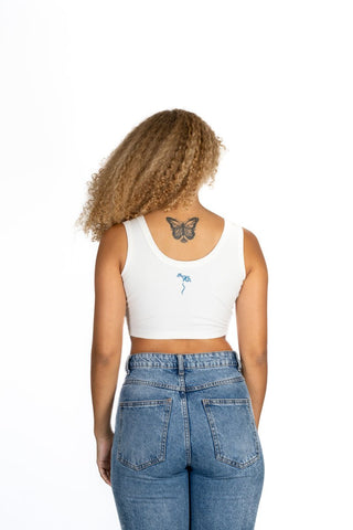 The 9th Mini Ribbed Crop - Pisces - Back Bone Society - Tank