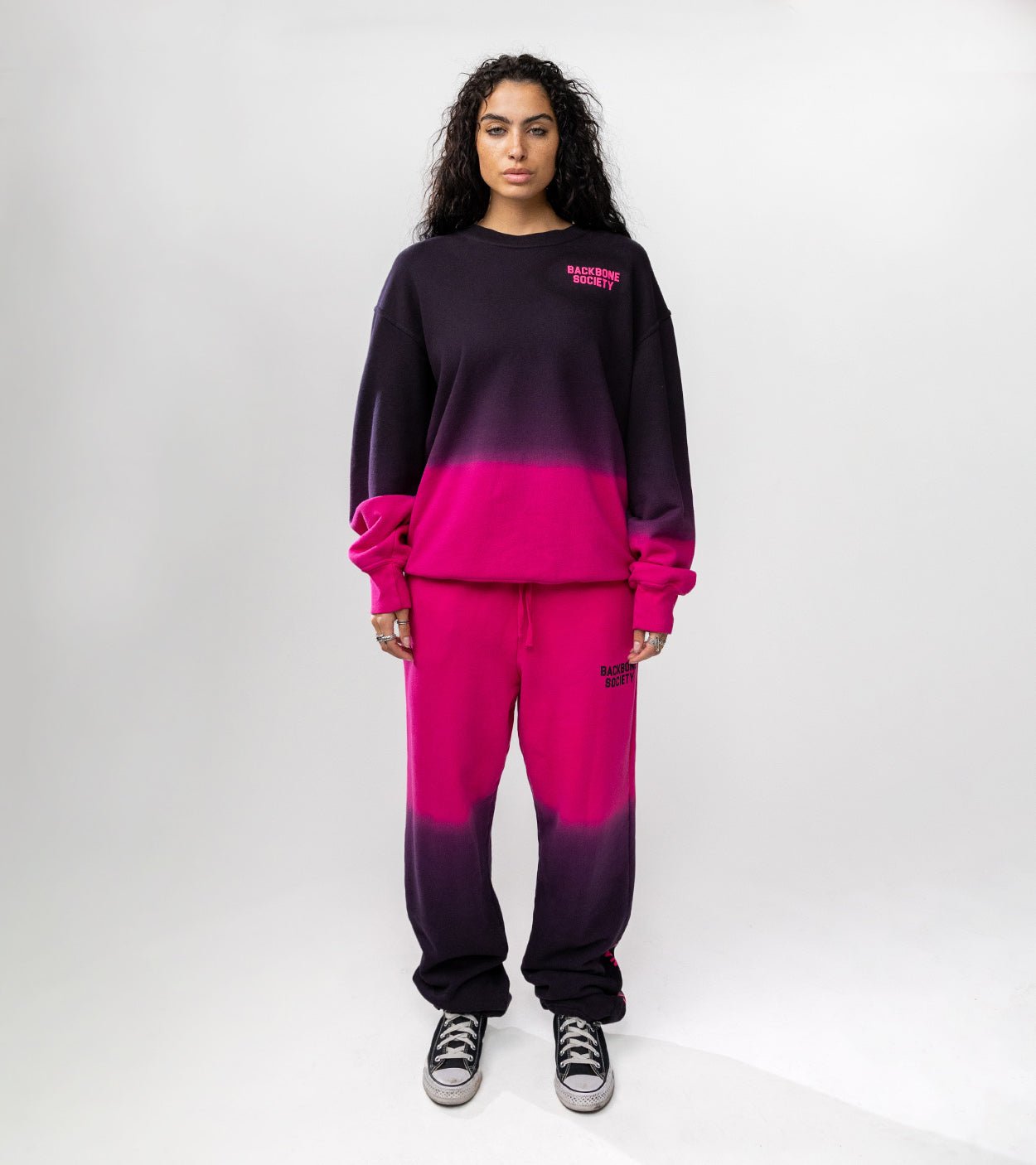 Pink Victoria's Secret OSU Oregon State Beavers Black Fleece Sweatpants
